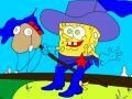 Peli Cowboy Spongebob Coloring