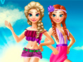 Peli Elsa And Anna Summer Vacation