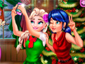 Peli Ladybug And Elsa Xmas Selfie