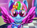 Peli Rainbow pony real haircuts