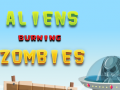 Peli Aliens Burning Zombies