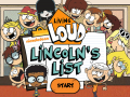 Peli The Loud House: Lincolns List  