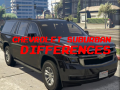 Peli Chevrolet Suburban Differences