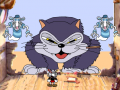 Peli Cuphead Against the Crazy Cat