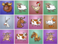 Peli Farm animals matching puzzles