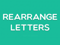 Peli Rearrange Letters