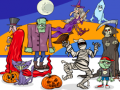 Peli Find 5 Differences Halloween