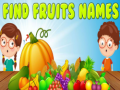 Peli Find Fruits Names