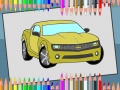 Peli American Cars Coloring Book