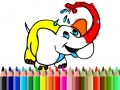 Peli Back To School: Elephant coloring