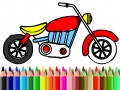 Peli Back To School: Motorbike Coloring