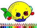 Peli Back To School: Fruits Coloring Book