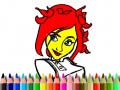 Peli Back To School: Cute Girl Coloring