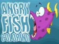 Peli Angry Fish Coloring 