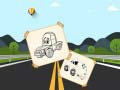 Peli Funny Cars For Kids Coloring