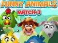 Peli Funny Animals Match 3