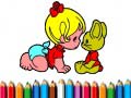 Peli Back To School: Aby Girl Coloring