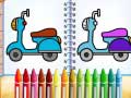 Peli Cute Bike Coloring Book