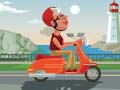 Peli City Scooter Ride Coloring