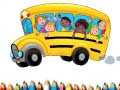Peli School Bus Coloring Book