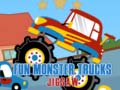 Peli Fun Monster Trucks Jigsaw
