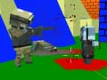 Peli Shooting Zombie Blocky Gun Warfare