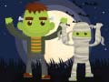 Peli Vampires and Frankenstein Coloring