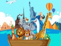 Peli Crazy Friends Travel The World Puzzle