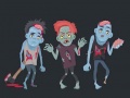 Peli Zombies and Skeletons Coloring