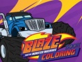 Peli Baze and the monster machines Coloring Book