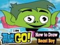 Peli How to Draw Beast Boy