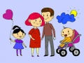 Peli Happy Family Coloring Book