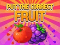 Peli Put The Correct Fruit