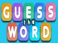 Peli Guess The Word