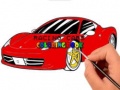 Peli Racing Cars Coloring book