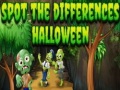 Peli Spot the differences halloween