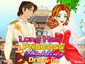 Peli Long Hair Princess Wedding Dress up