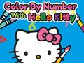 Peli Color By Number With Hello Kitty