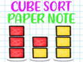Peli Cube Sort Paper Note