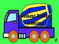 Peli Cement Trucks Coloring