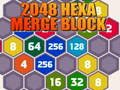 Peli 2048 Hexa Merge Block