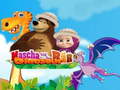 Peli Masha and The Bear dinosaur