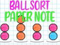 Peli Ball Sort Paper Note