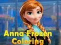 Peli Anna Frozen Coloring
