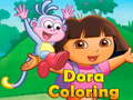 Peli Dora Coloring