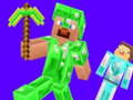 Peli Creeper vs Enderman from minecraft