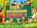 Peli Find 7 Differences Animals