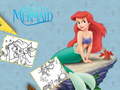 Peli The Little Mermaid Coloring Book