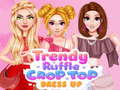 Peli Trendy Ruffle Crop Top Dress Up