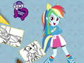 Peli Equestria Girls Coloring Book